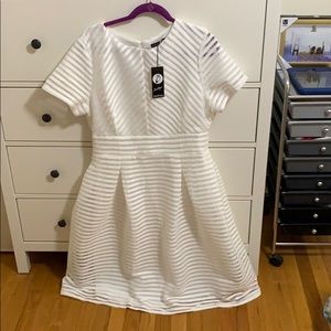 Boohoo White Dress